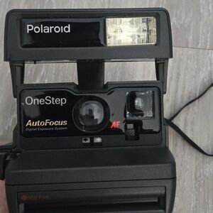Polaroid OneStep AutoFocus Digital Exposure 600 w/ KODAK Rotory Flash type-1